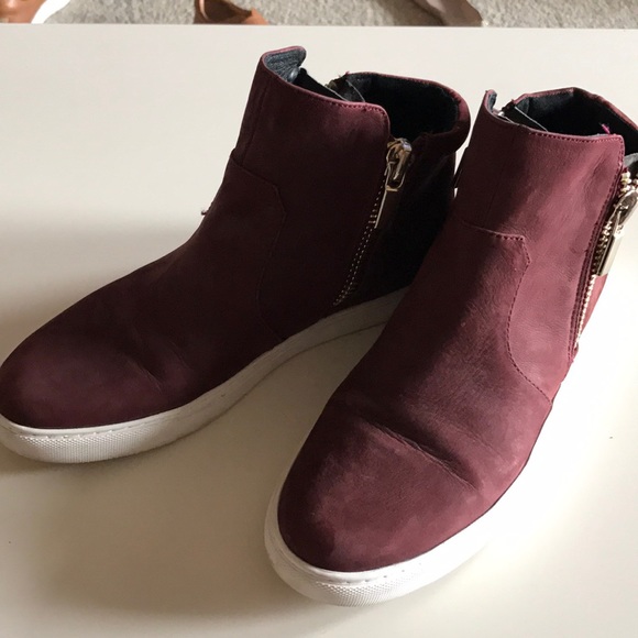 kiera zip high top sneaker